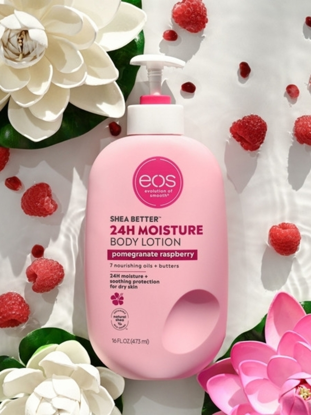 eos Pink Shea Better 24H Moisture Pomegranate Raspberry Body Lotion